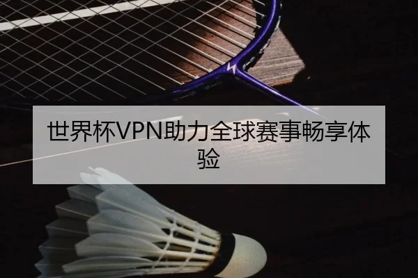 世界杯VPN助力全球赛事畅享体验