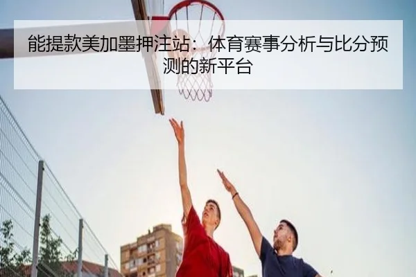 能提款美加墨押注站：体育赛事分析与比分预测的新平台