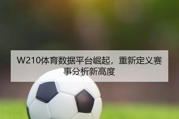 W210体育数据平台崛起，重新定义赛事分析新高度